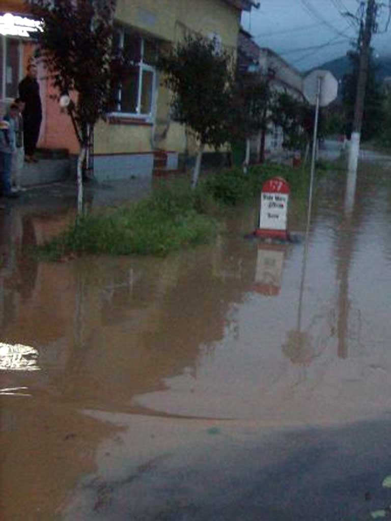 Foto inundatii Seini - Maramures, 18 mai 2010